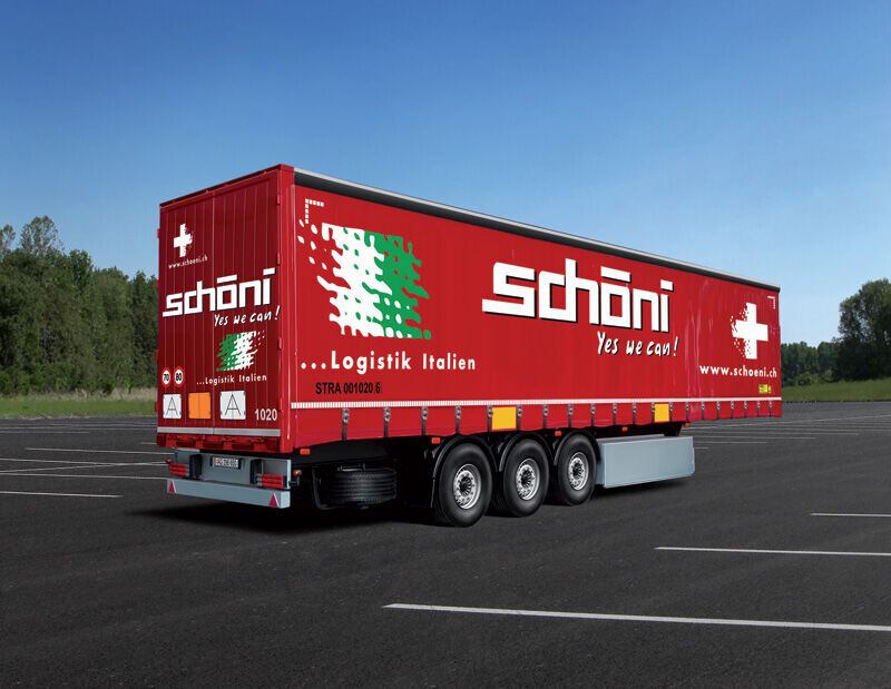 Italeri 3918 Curtainside Trailer ″schoeni.ch″